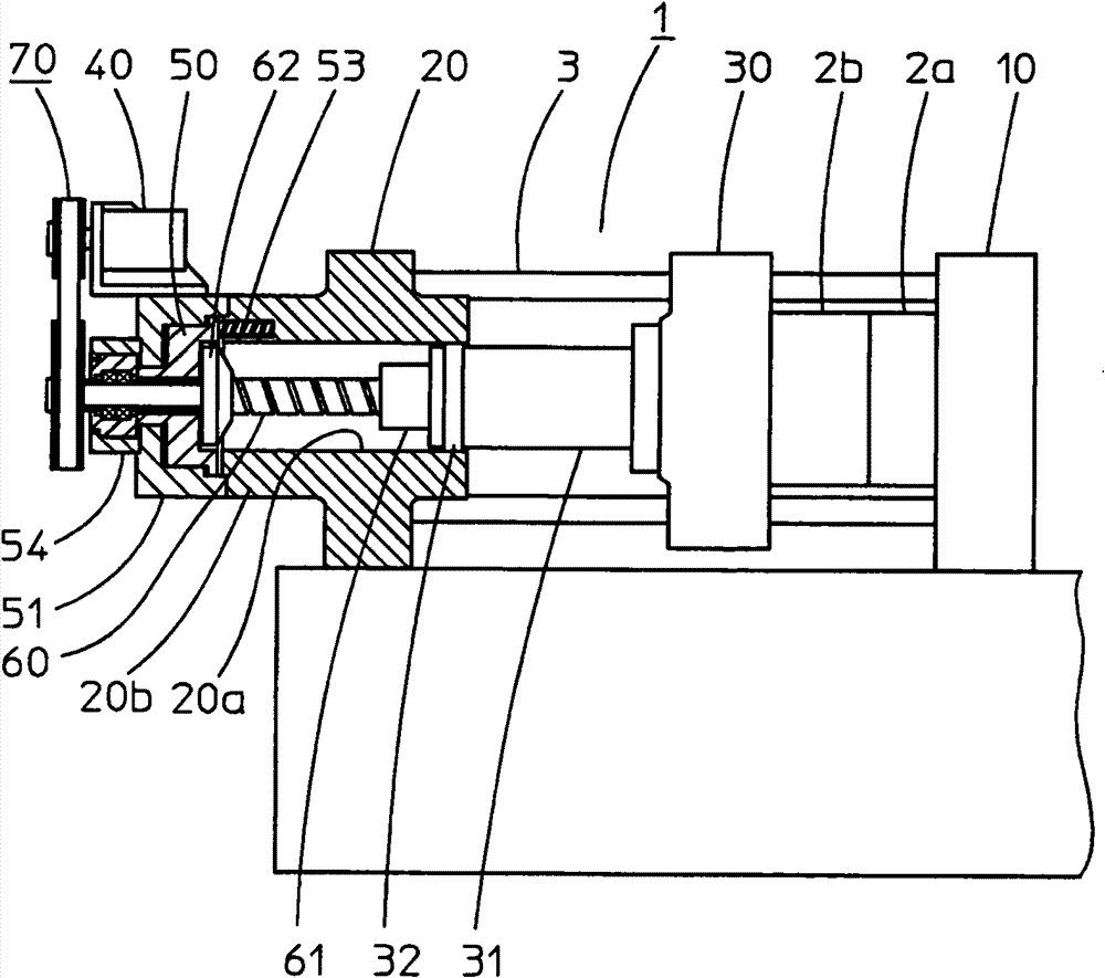 Mold clamping device for injection molding machine