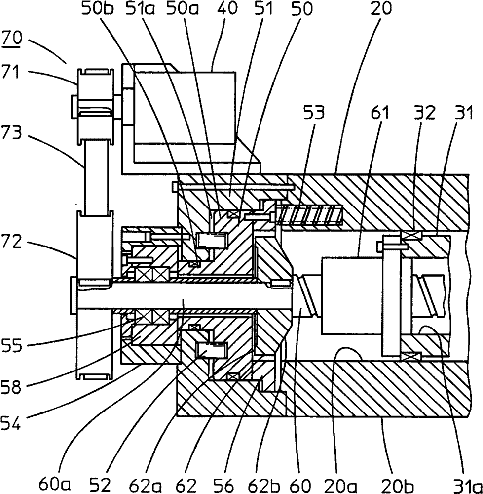 Mold clamping device for injection molding machine