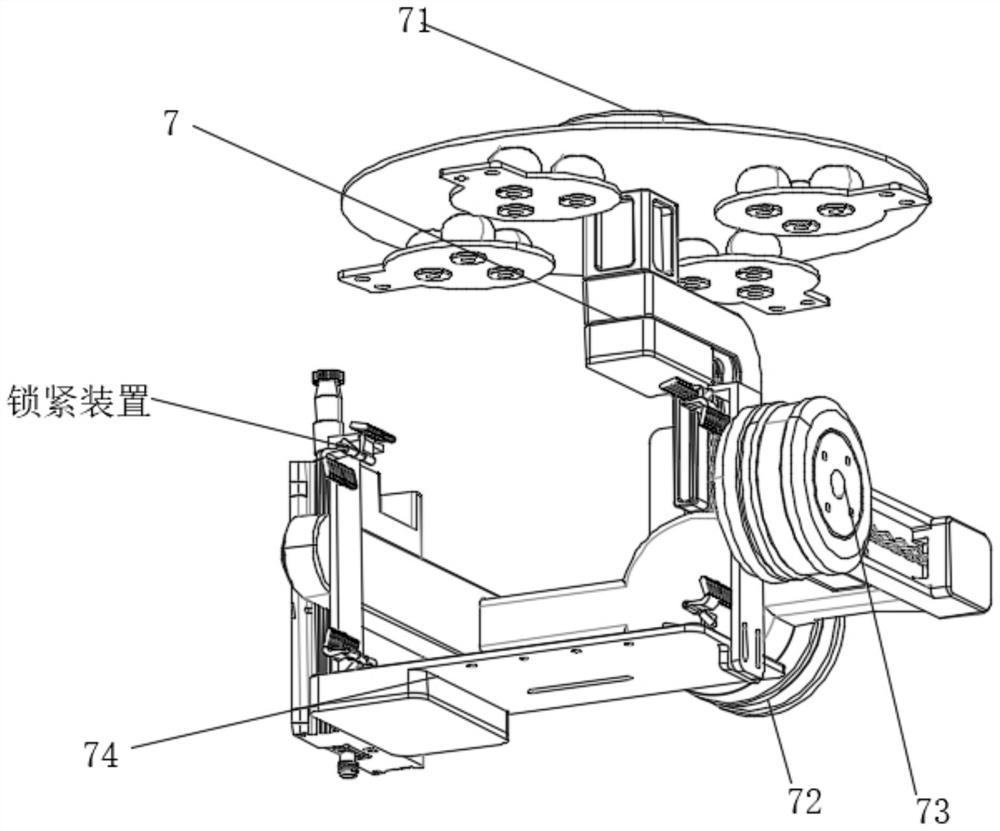 Self-locking mechanism of tripod head for photography and video recording