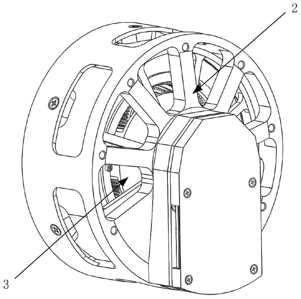 Compact variable stiffness joint module with flexible element