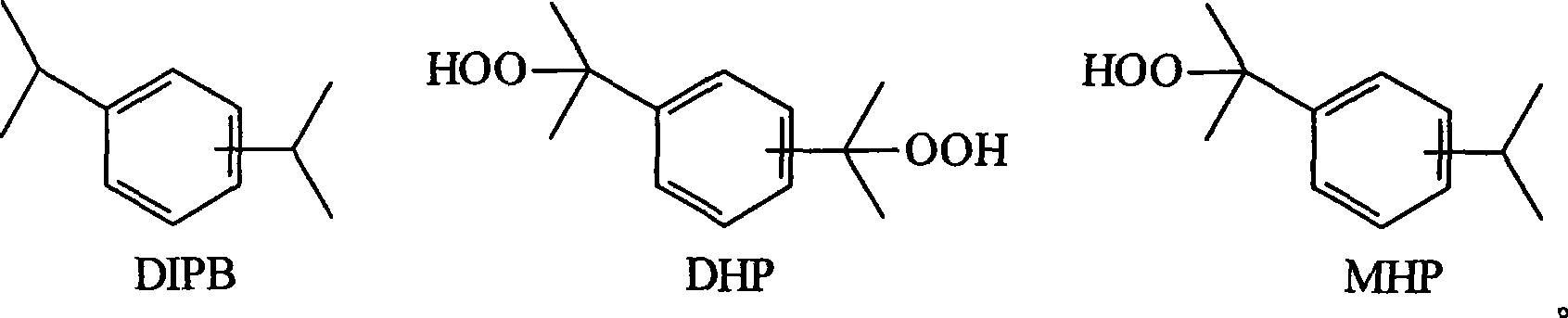 Process for continuous preparation of diisopropylbenzene dihydroperoxide