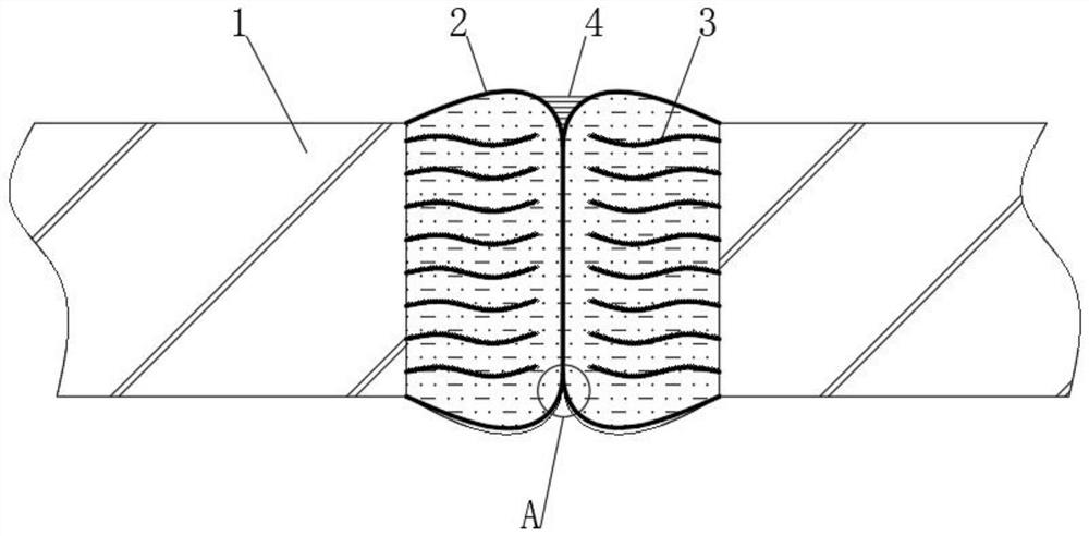 Anti-warping PVC building decoration film pasting process