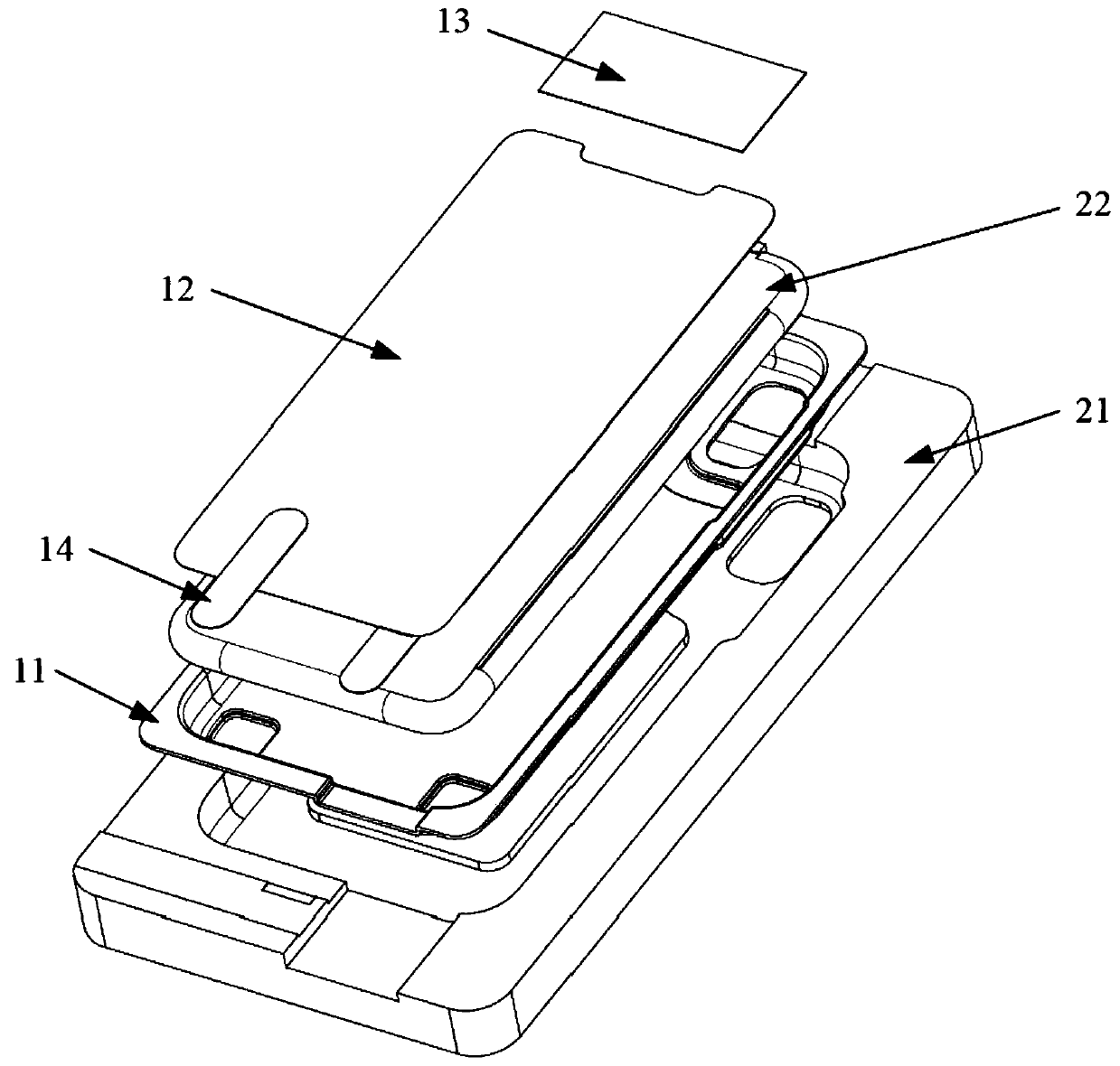 Electronic equipment patch jig and manufacturing method thereof