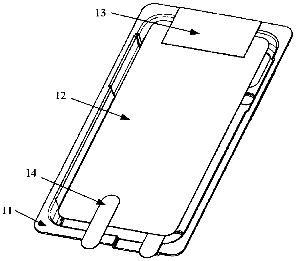 Electronic equipment patch jig and manufacturing method thereof