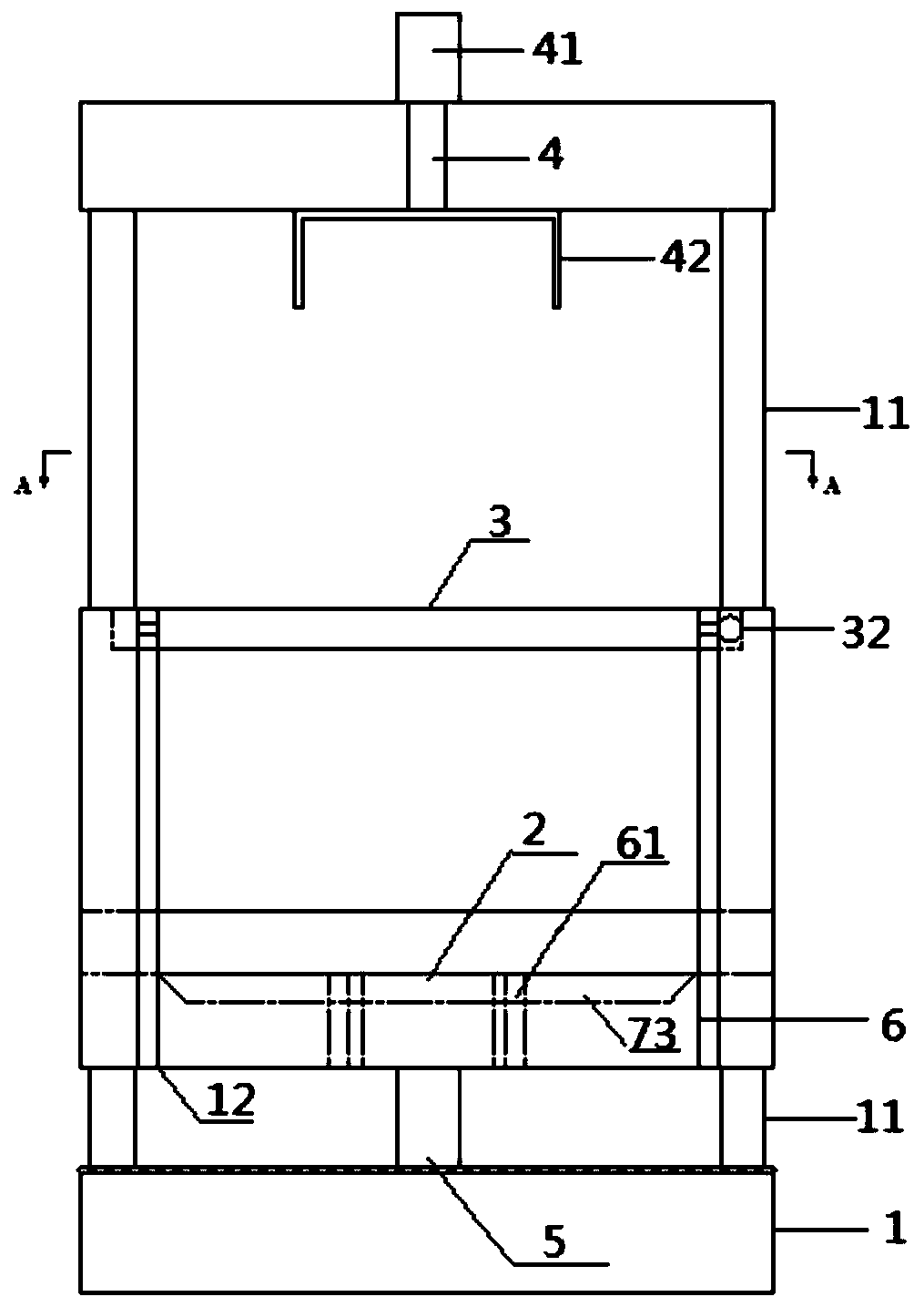 Cutting and polishing integrated device for standard test block of stratified soft rock and use method