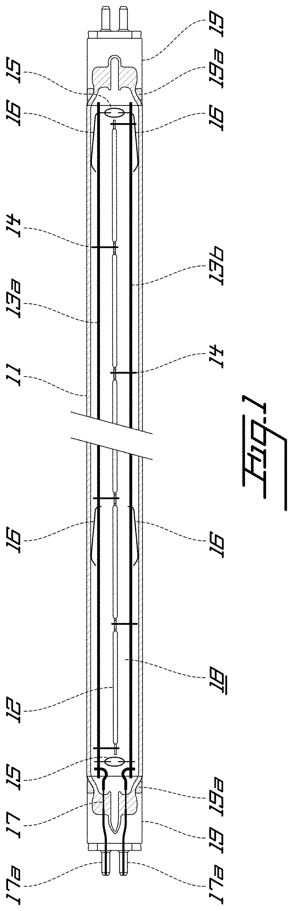 Linear LED light source and manufacturing method