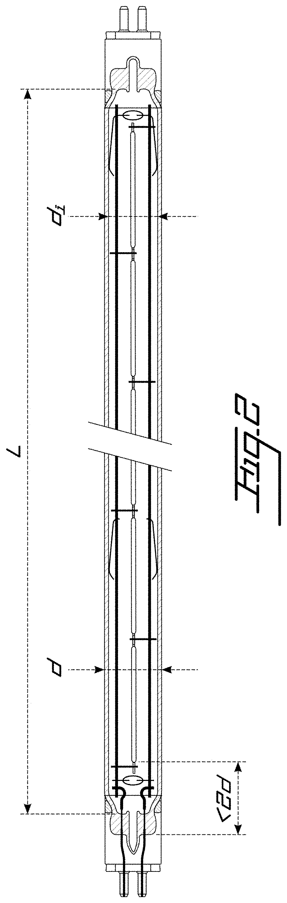 Linear LED light source and manufacturing method