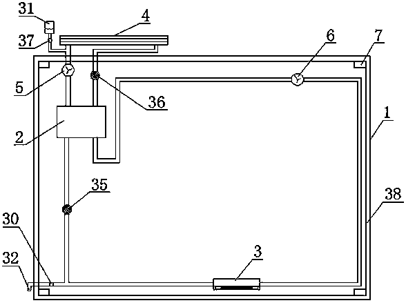 An intelligent constant temperature device for jp cabinets for industrial and mining