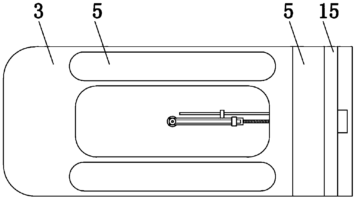 Flushing device used for gynecological nursing