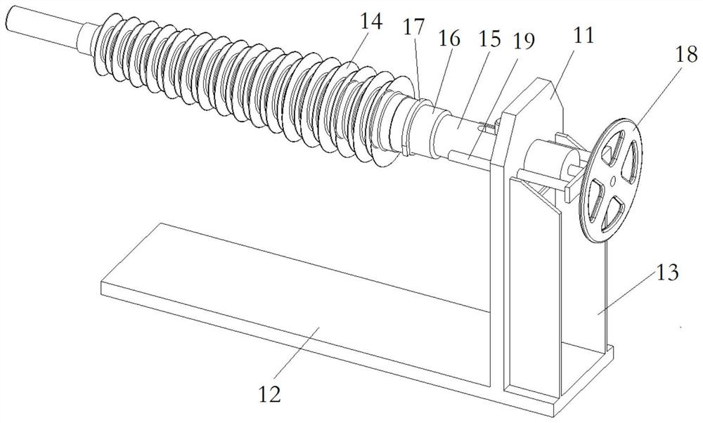 Hollow insulator and glass fiber tube depoling device