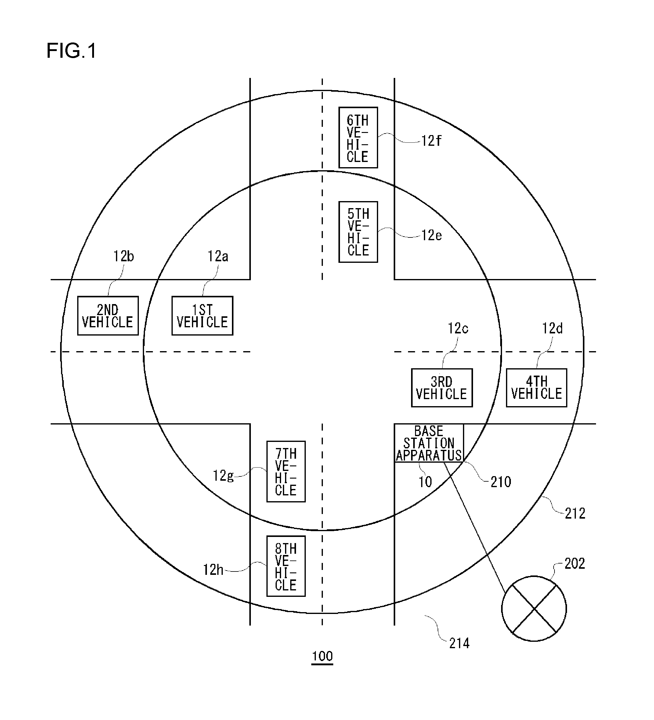 Terminal apparatus mounted on a vehicle to perform vehicle-to-vehicle communication