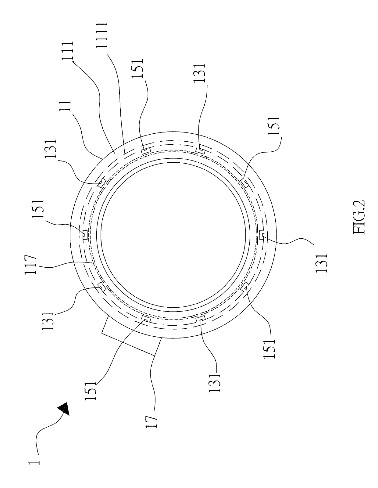 Low-glare fluorescent-powder LED light device and imaging device comprising the same