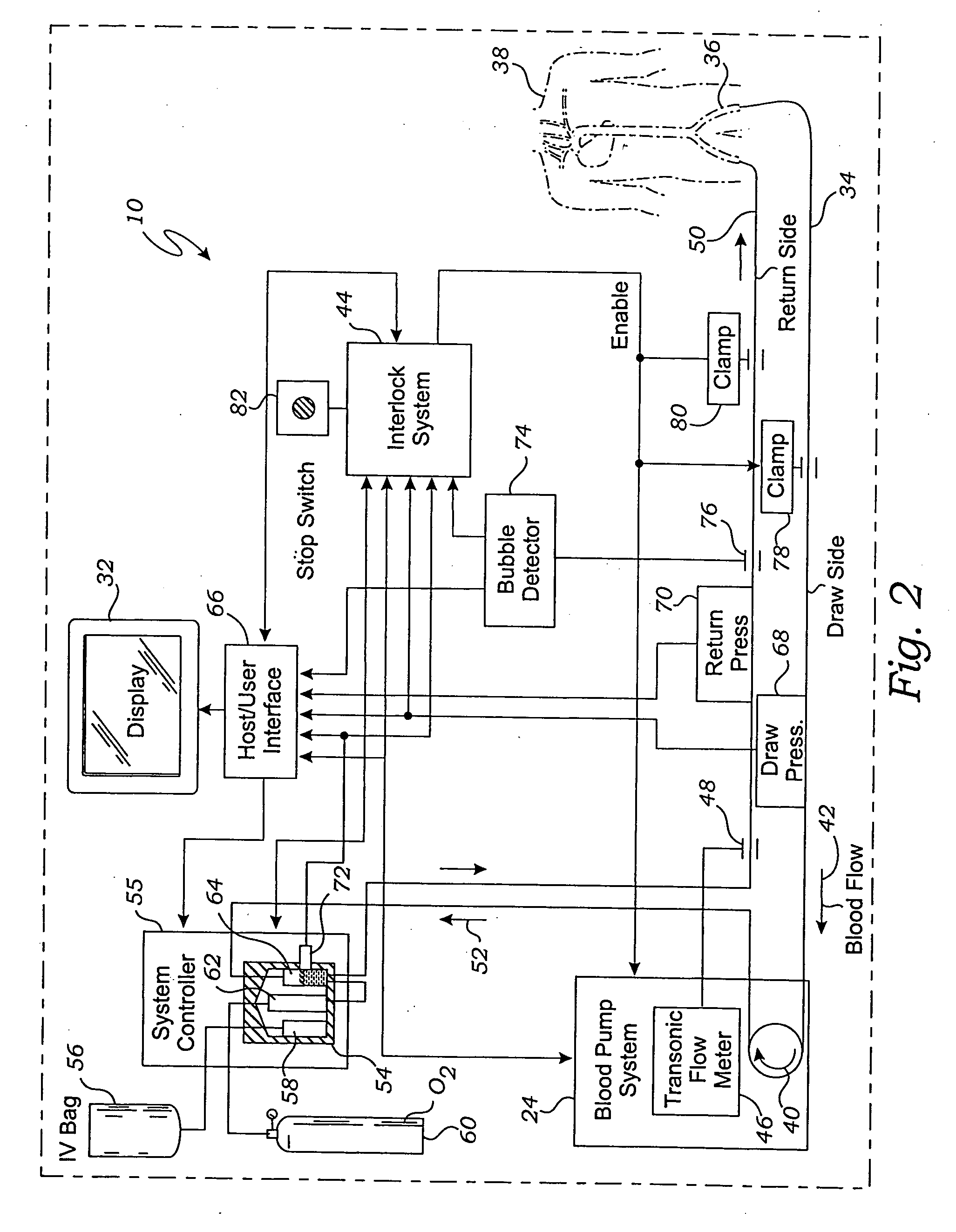 Bubble detector and method of evaluation or calibration thereof