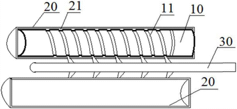 Spring, preparation method thereof and mold assembly used for preparing spring