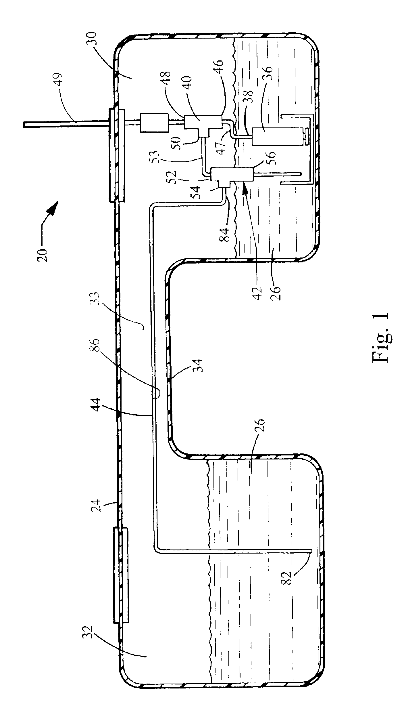 Saddle tank fuel delivery system