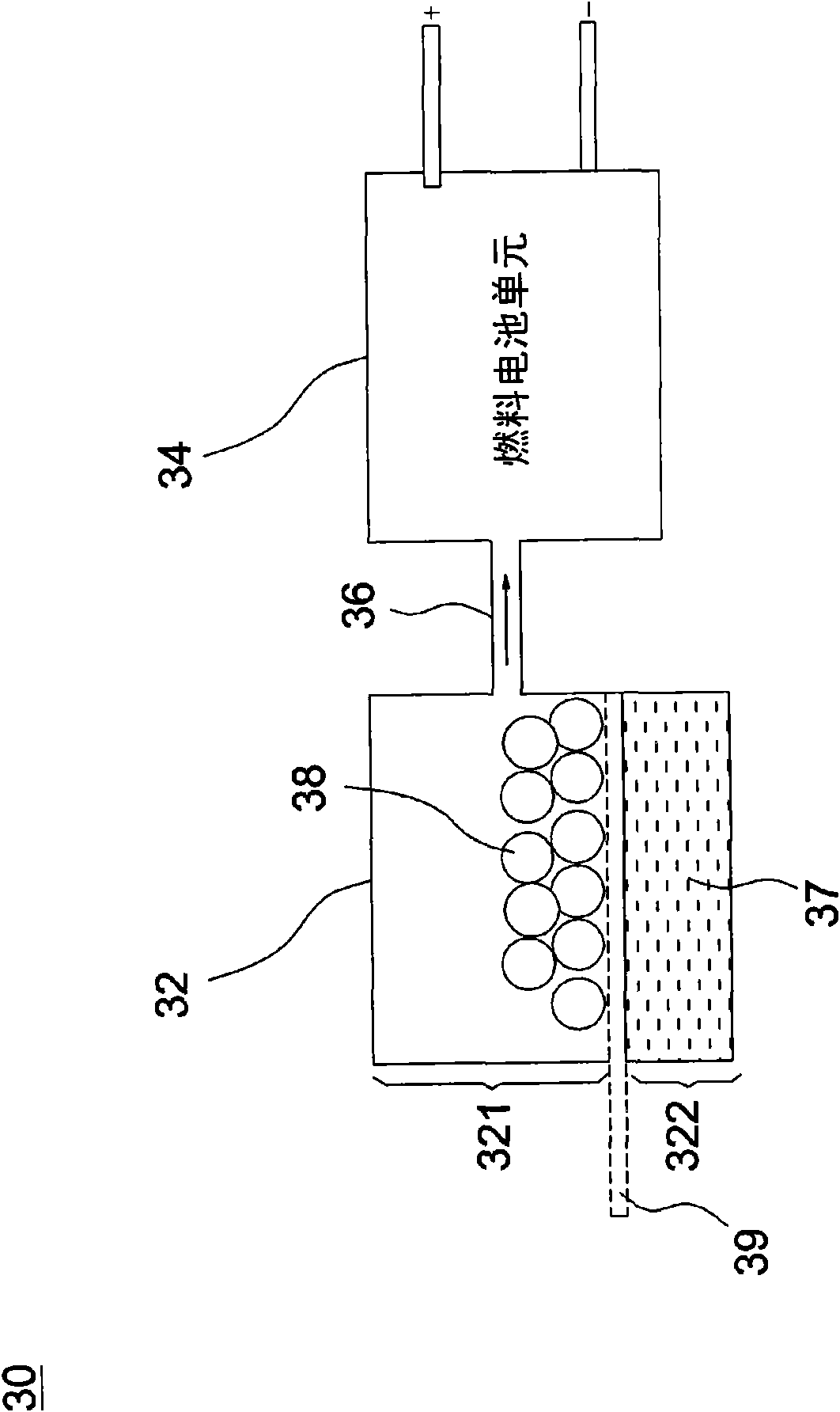 Hydrogen power supply module and life saving device