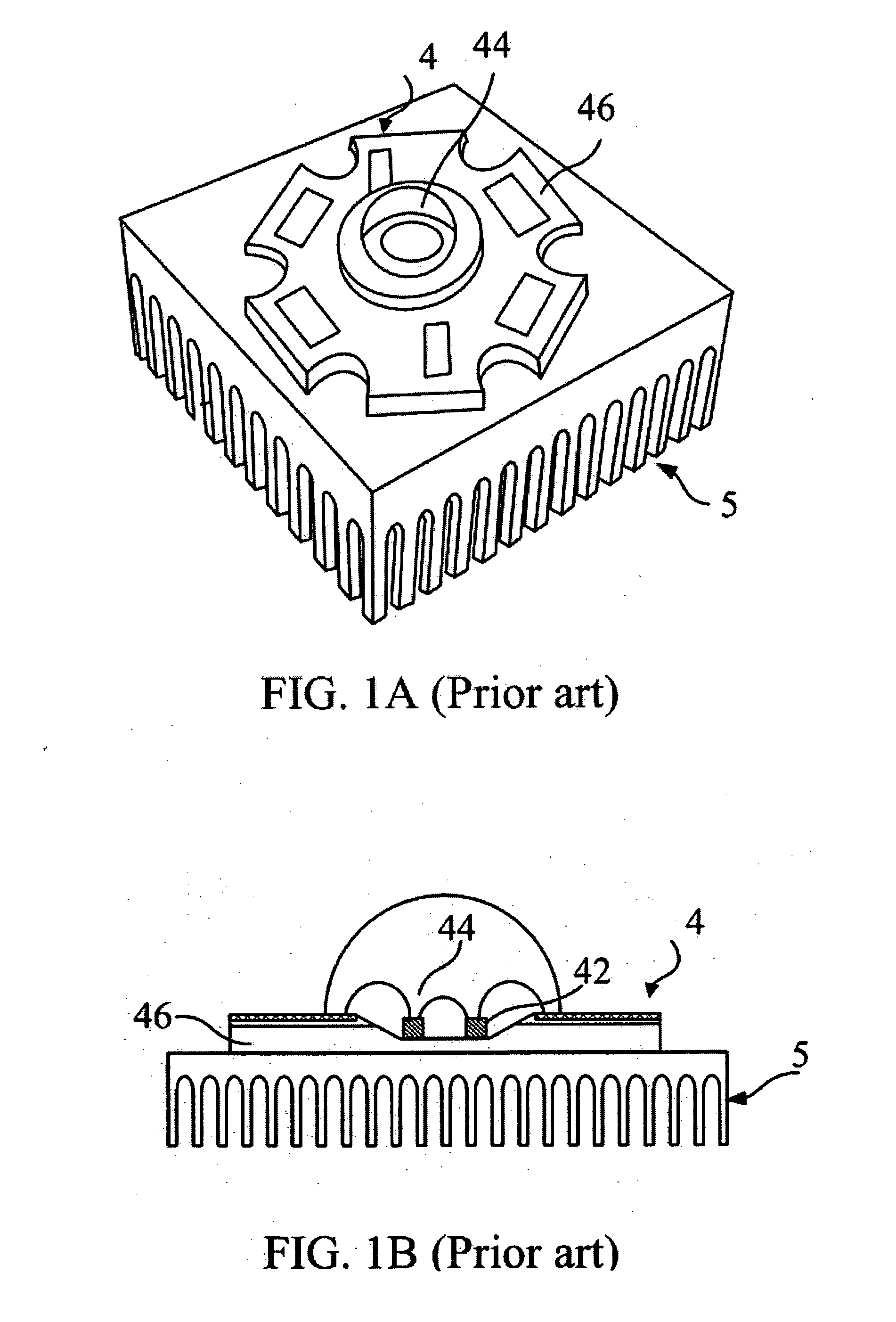 Semiconductor Light-Emitting Apparatus Integrated with Heat-Conducting/ Dissipating Module