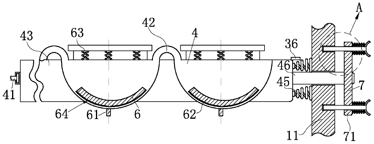 Wave type material mixing mechanism for plastic machining