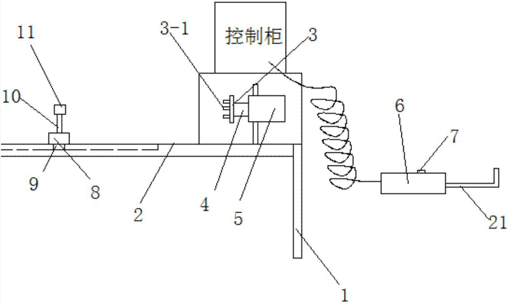 Device capable of automatically winding nylon sheath