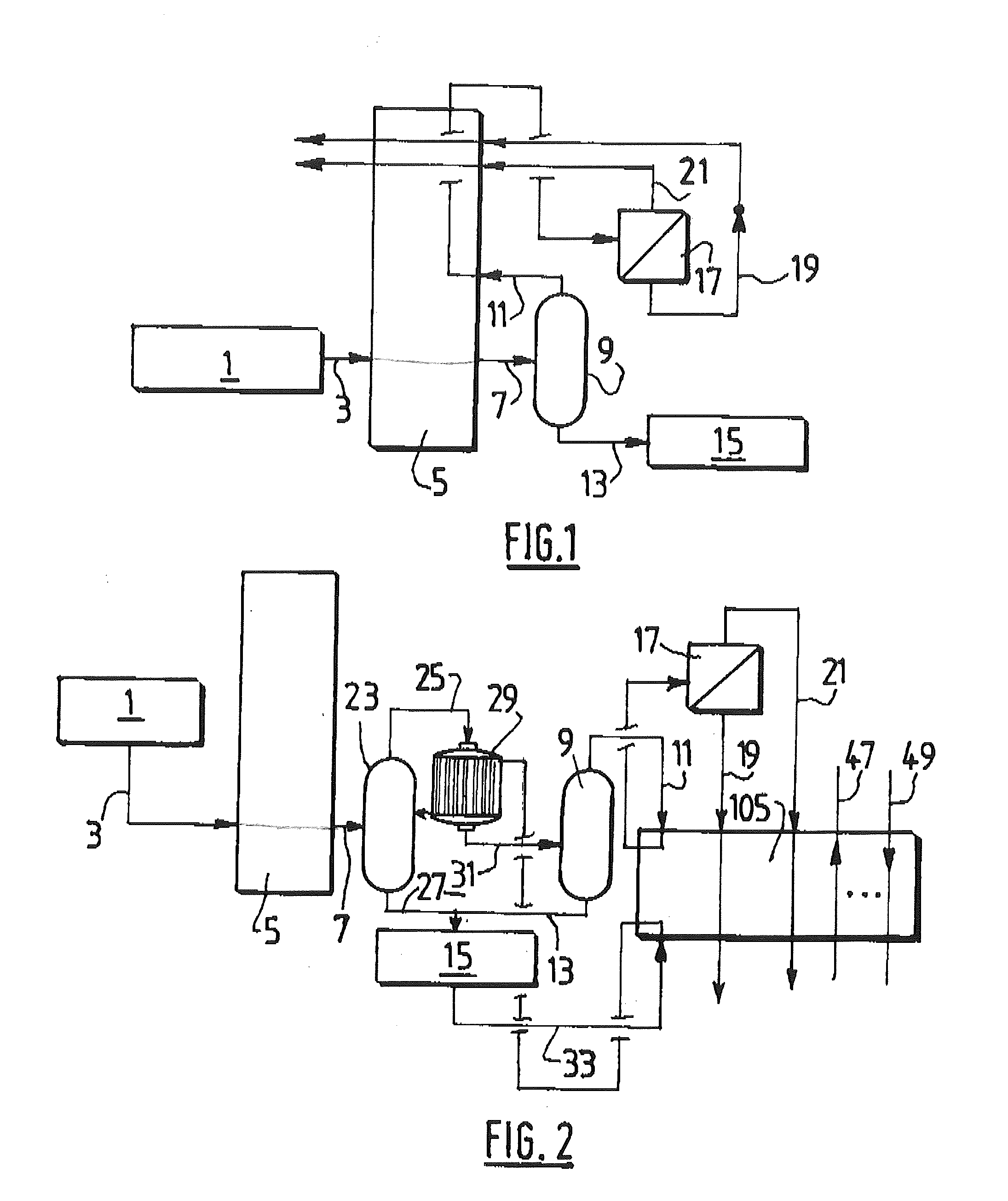 Method for Separating a Carbon Dioxide-rich Gas by Partial Condensation and Permeation