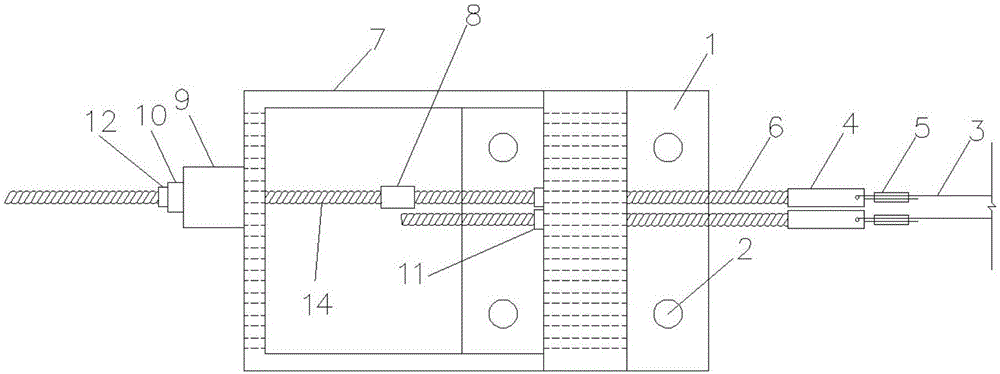 Prestressed steel wire rope tensioning system and method