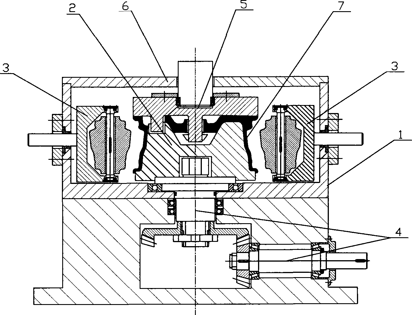 Squeezing-revolving shaping method of magnesium alloy wheel and device thereof