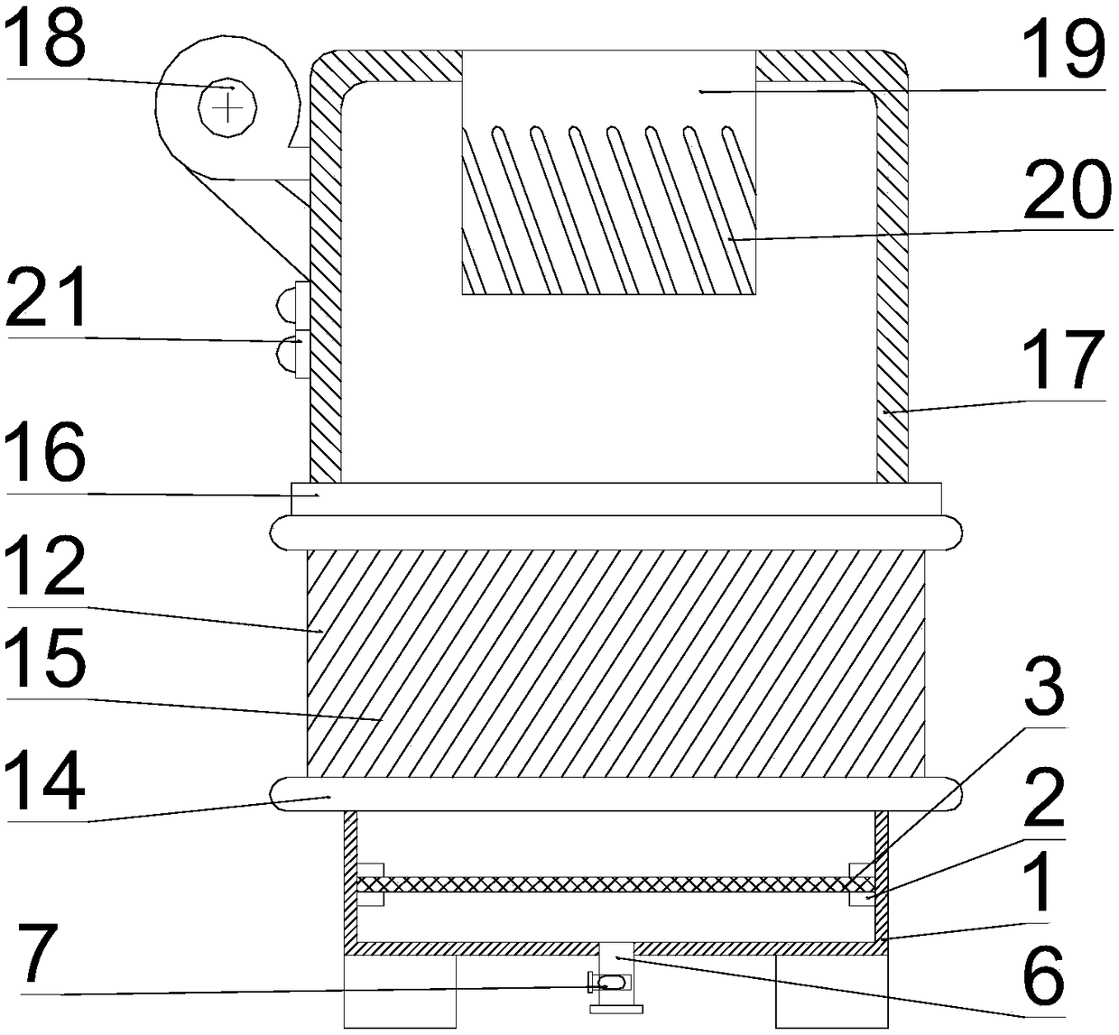 Small tea ware drying machine convenient to carry