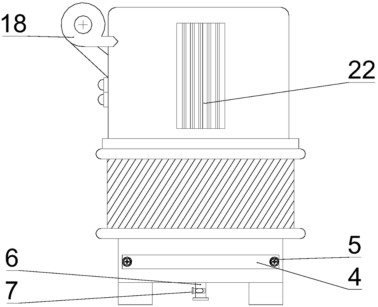 Small tea ware drying machine convenient to carry