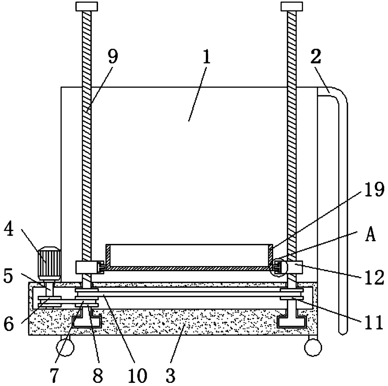 Housing construction material carrier