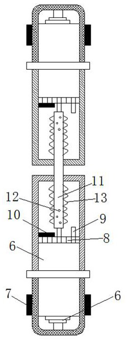 Novel damper based on principle of repelling of like poles of electromagnets