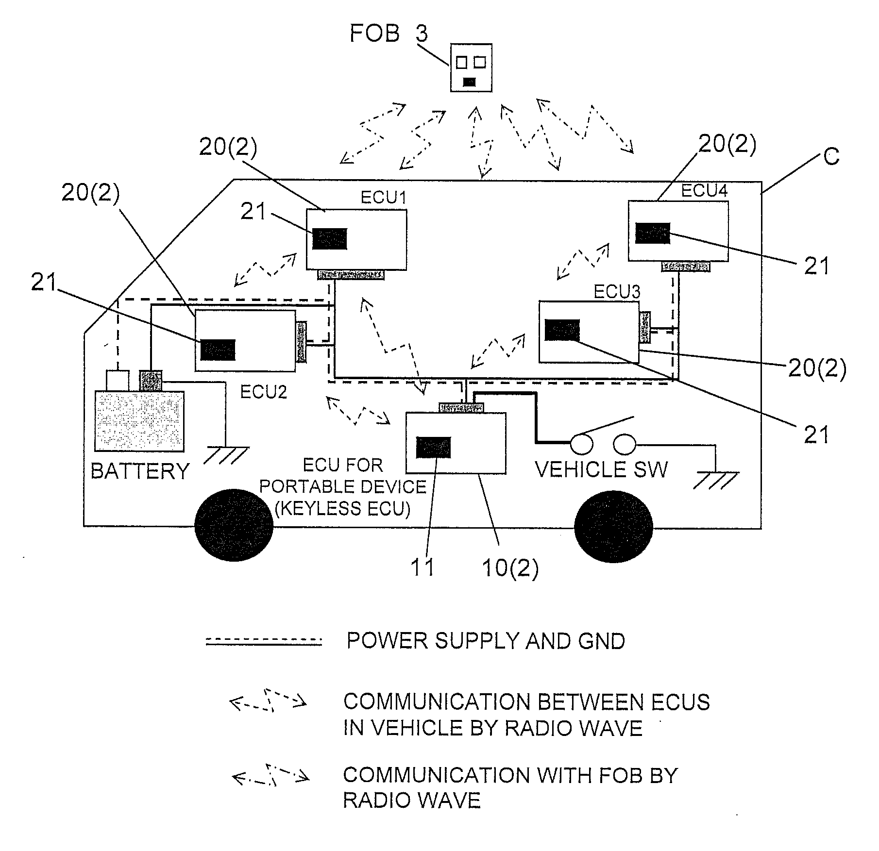 Position detection system and position determination method