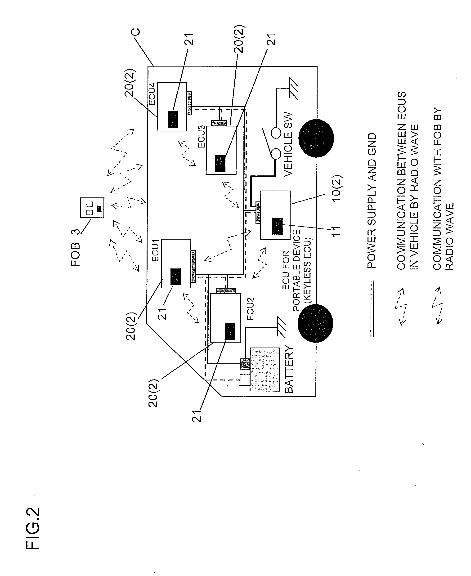 Position detection system and position determination method