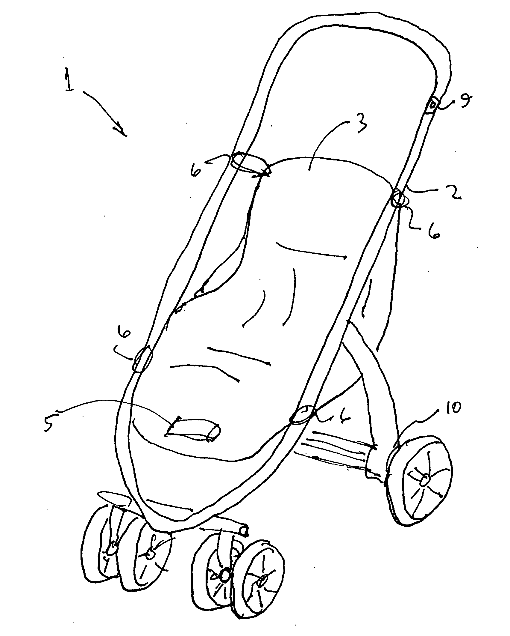 Infant stroller with vibration