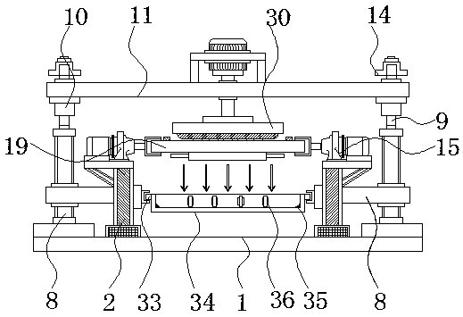 Polishing device of fixing clamp with rotating mechanism for machining bearing washer