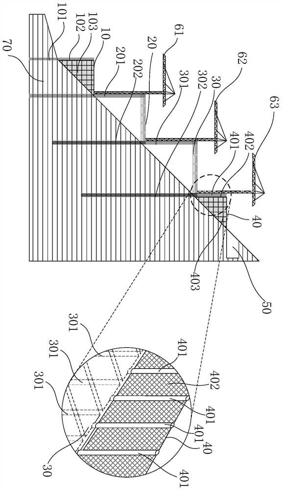 A construction platform and method for building a construction platform and carrying out a construction project