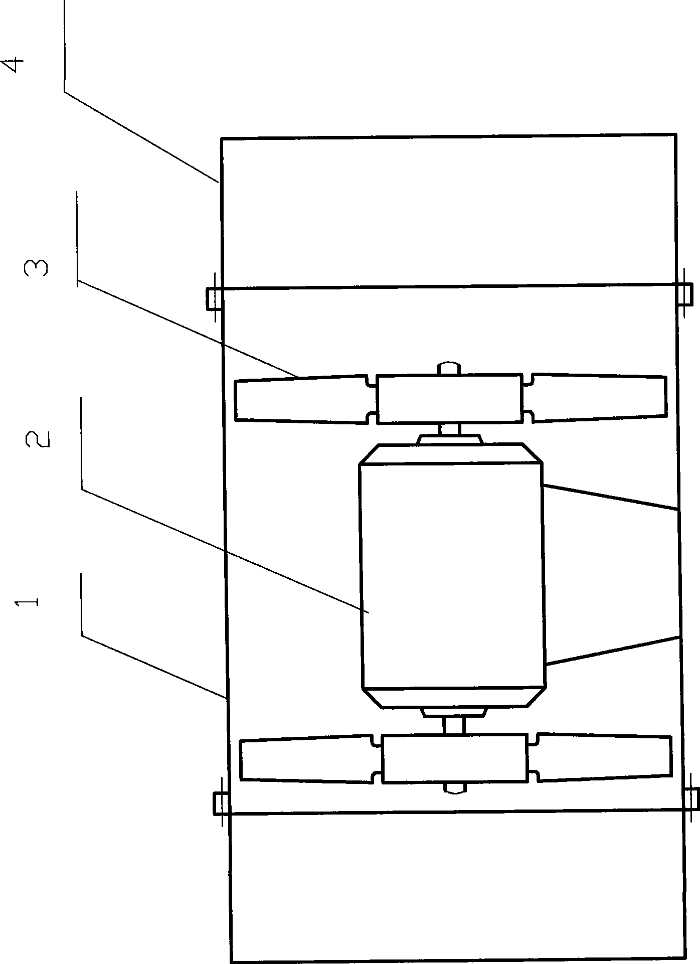 Double impeller ventilating apparatus with rubber pipe wind pipe