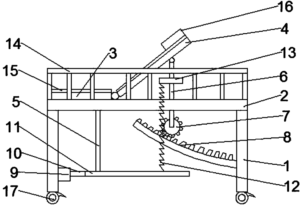 B-mode ultrasound examining bed