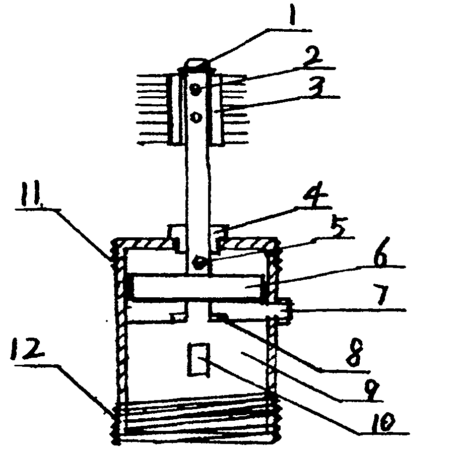 Novel tooth cleaning device