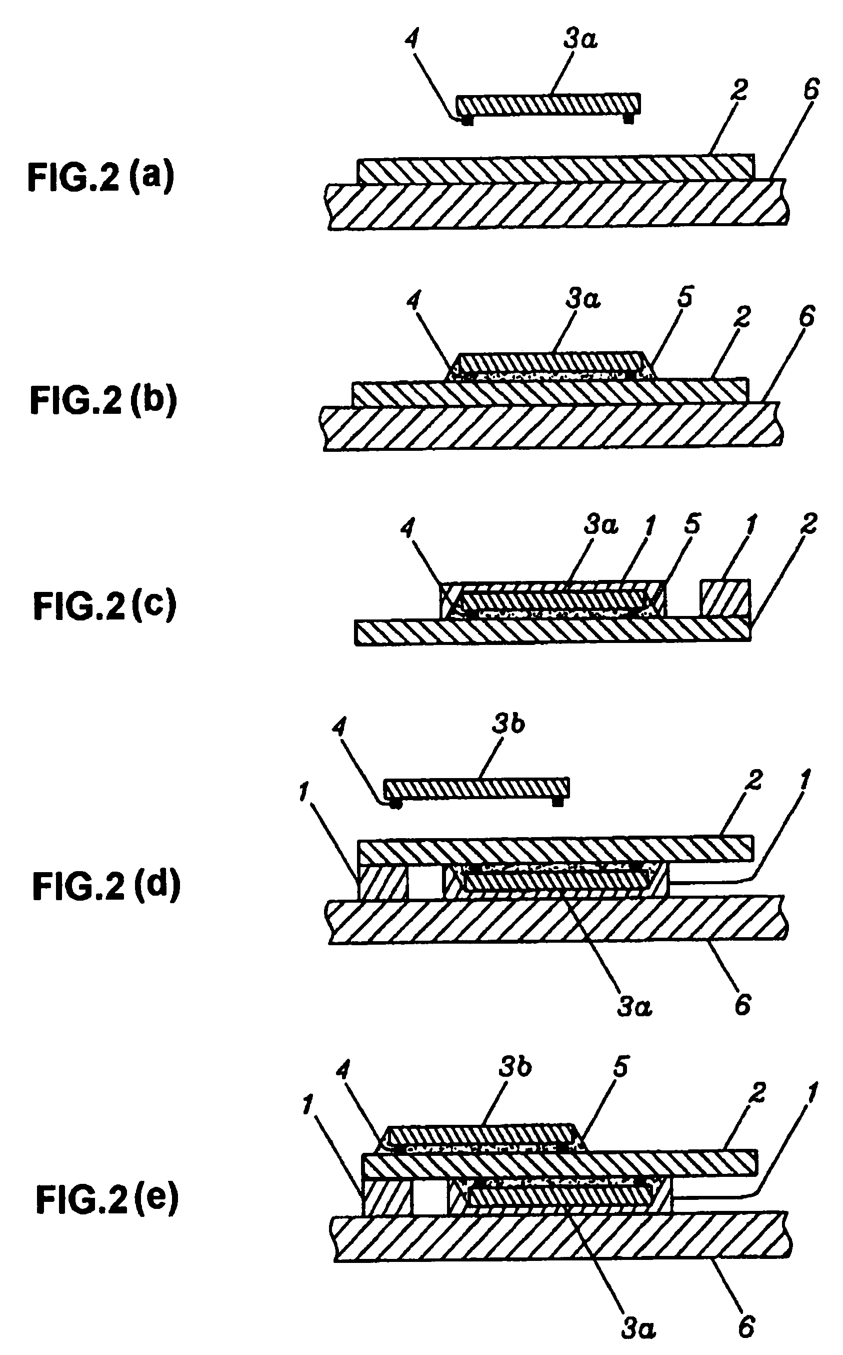 Semiconductor-mounted device and method for producing same