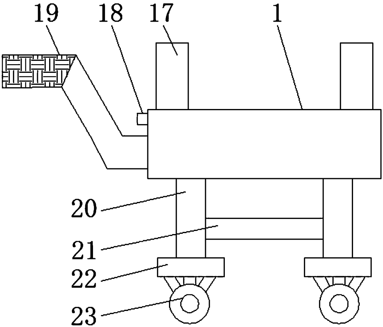 Textile transport device