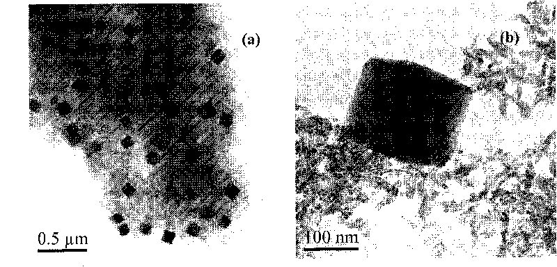 Cubic copper oxide nano particle and synthesizing method and application thereof