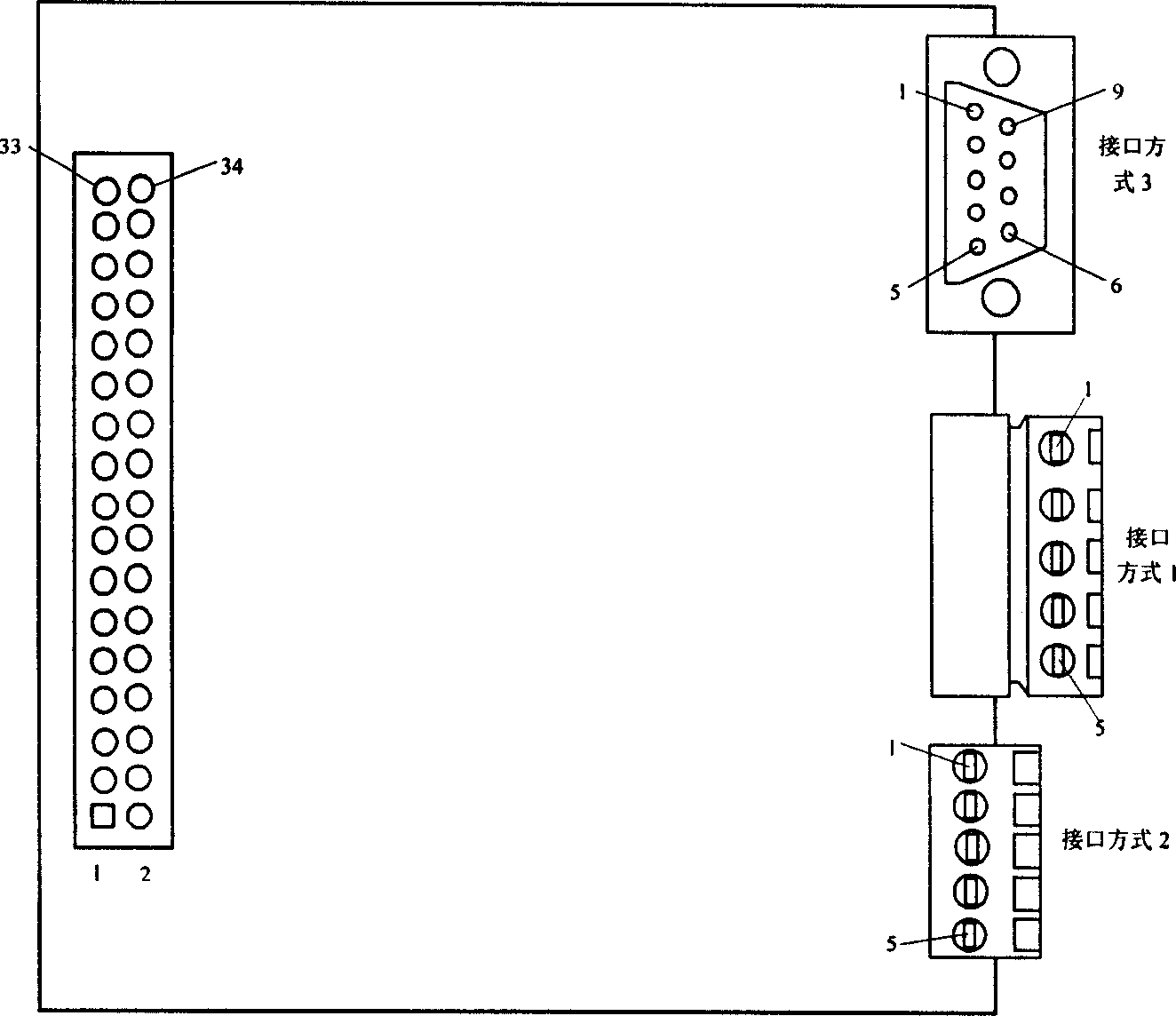 Embedded field bus protocol interface device and implementation method