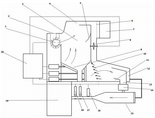 Wind and color sorting method to prevent tea leaves to be fermented from being damaged