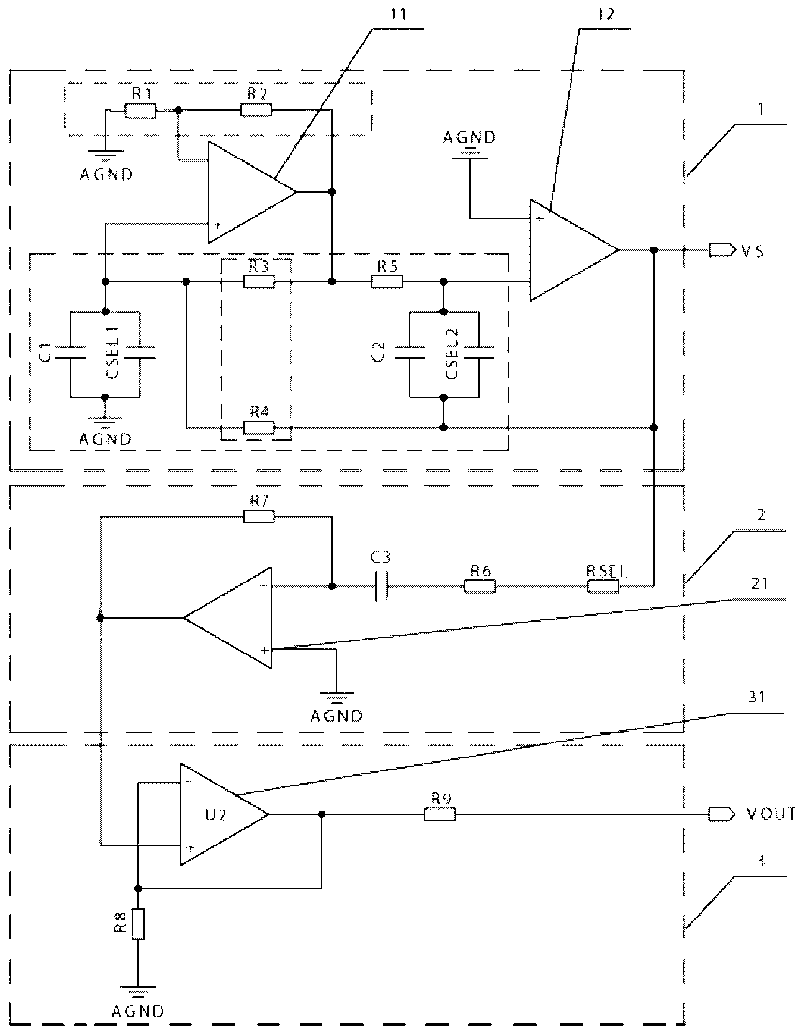 Excitation power circuit of rotary transformer