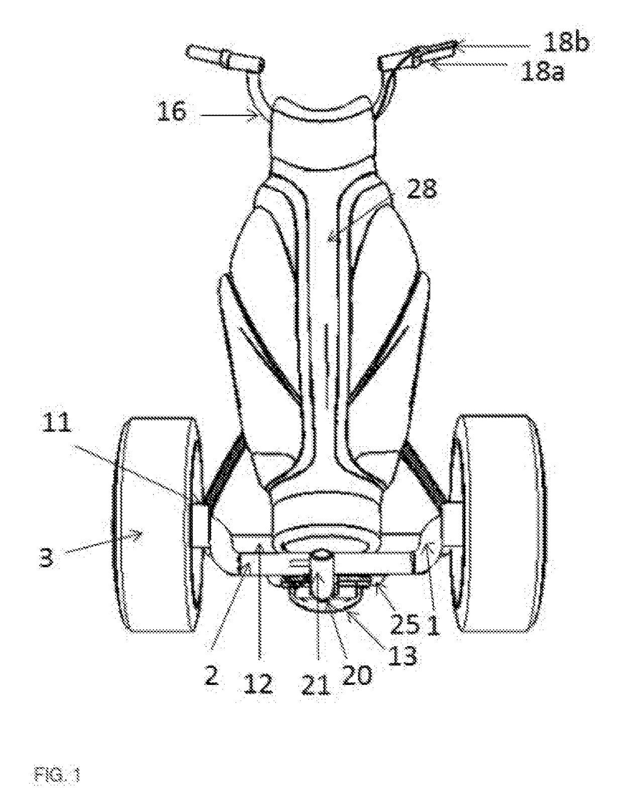 Golf-bag Carrying Vehicle