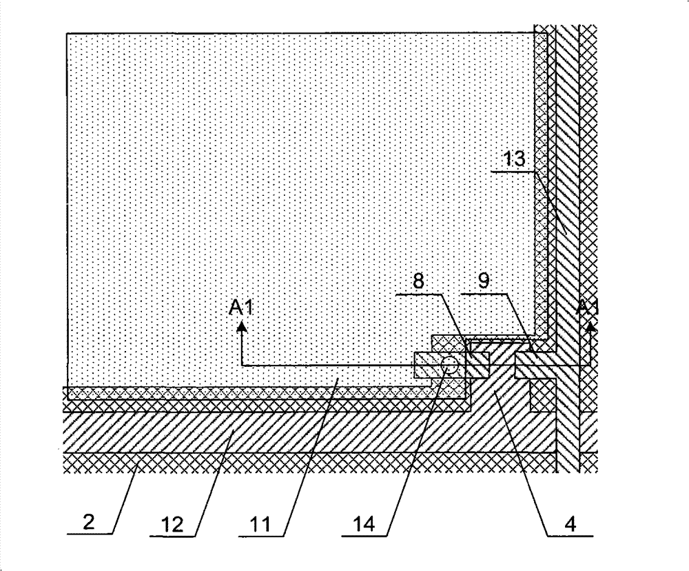 TFT (Thin Film Transistor)-LCD (Liquid Crystal Display) array baseplate and manufacturing method thereof