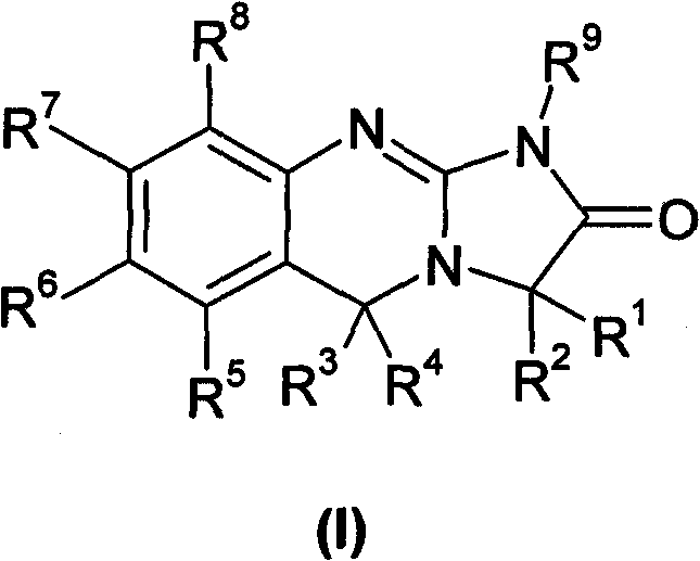 Imidazoquinazoline derivatives as anagrelide analogues for the treatment of myeloprolific diseases and thrombotic diseases