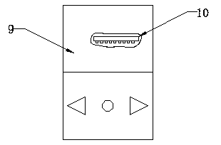 Automatic door closing device for dormitory