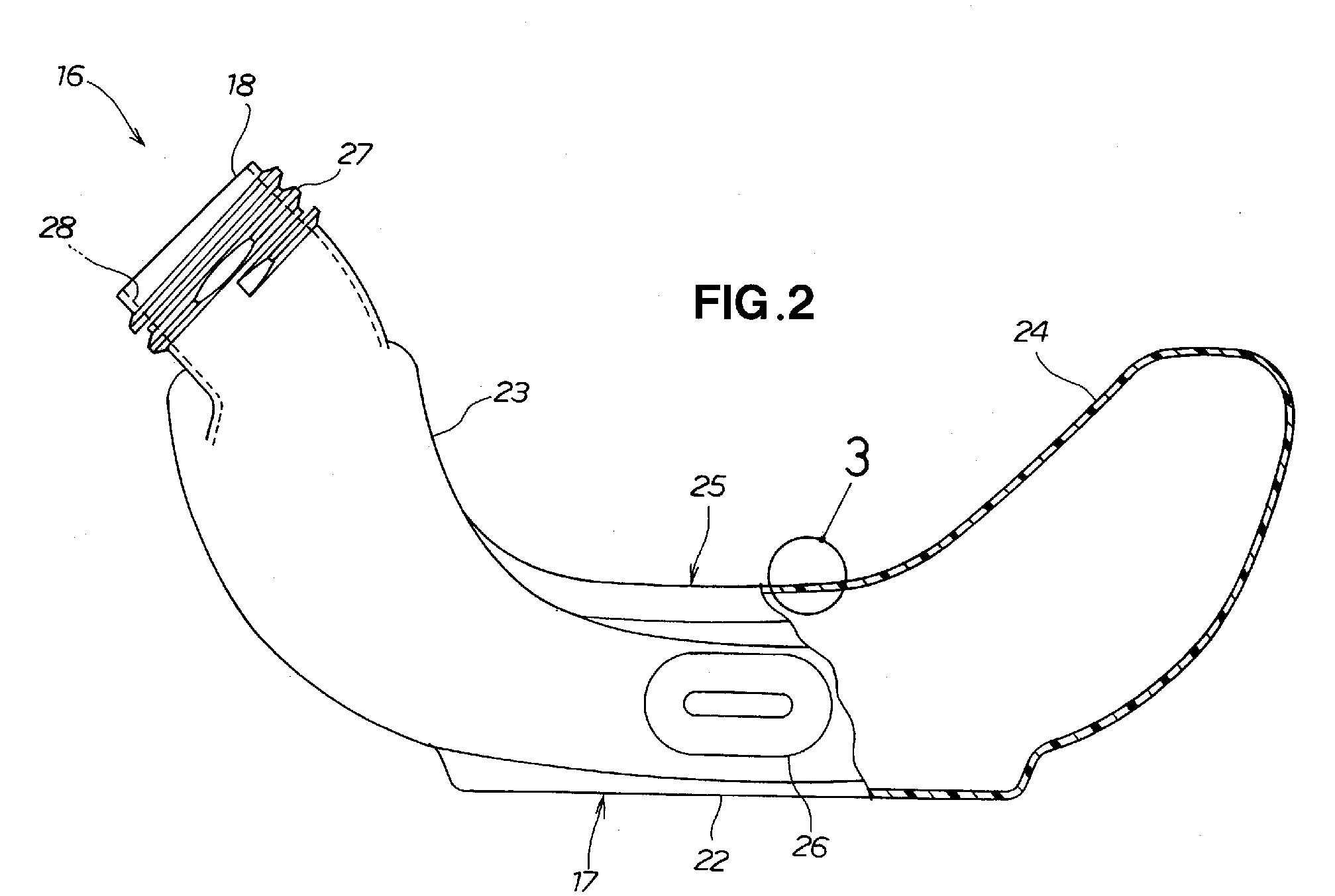 Plastic fuel tank