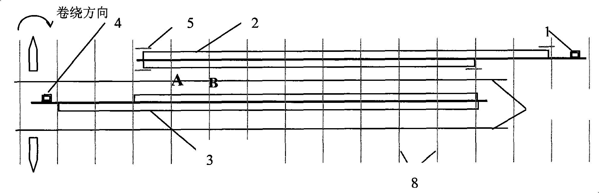 Coil type battery plate group and battery comprising the same